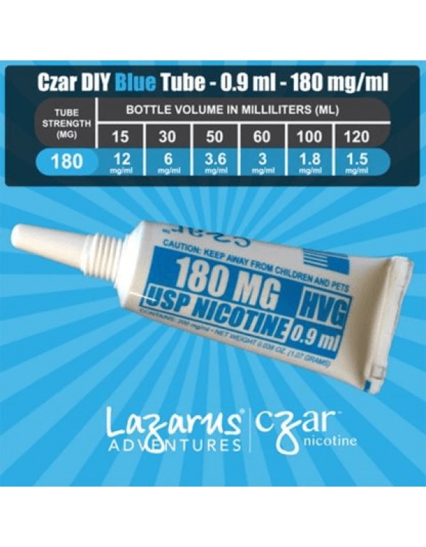 Czar Nicotine Shot Tubes