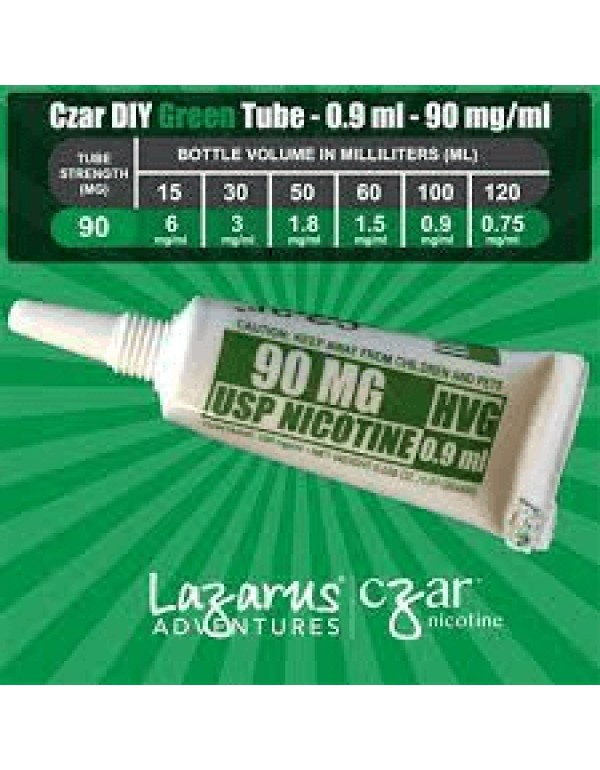 Czar Nicotine Shot Tubes