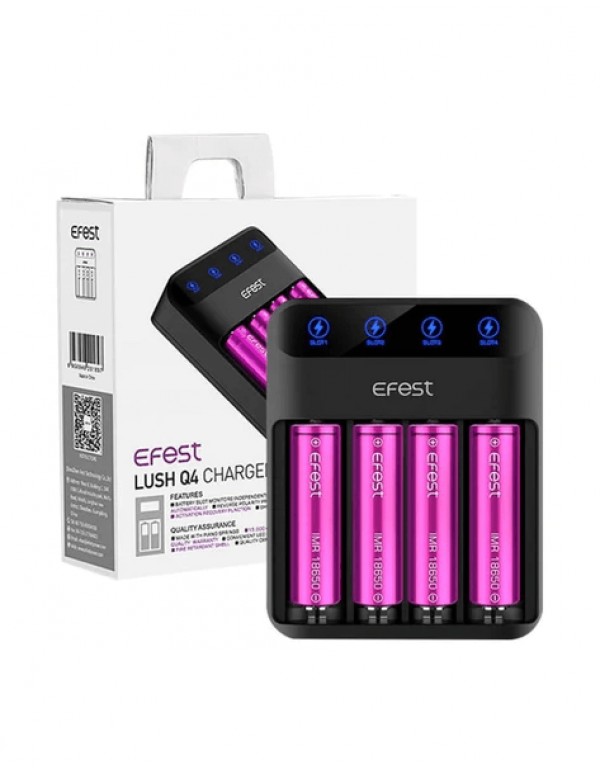 Efest Lush Q4 Charger 4-Slot Battery Charger