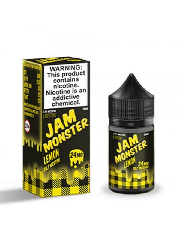 Jam Monster Salts Lemon 30ml Nic Salt Vape Juice