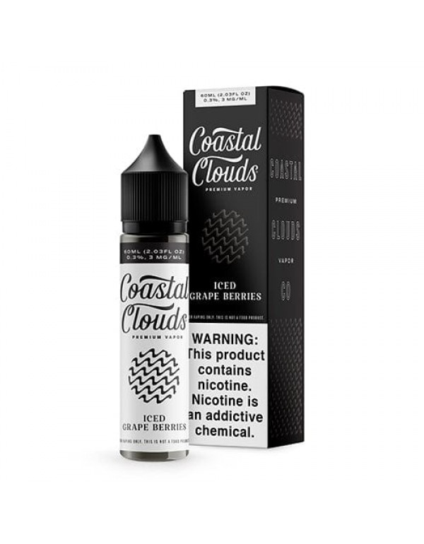 Coastal Clouds ICED Grape Berries 60ml Vape Juice