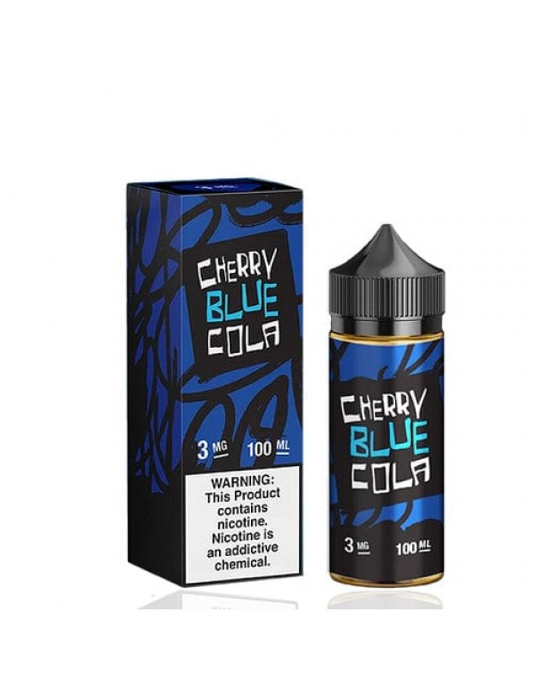 Juice Man Cherry Blue Fizz 100ml Vape Juice