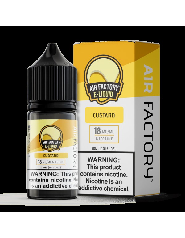 Custard 30ml Nic Salt Vape Juice - Air Factory