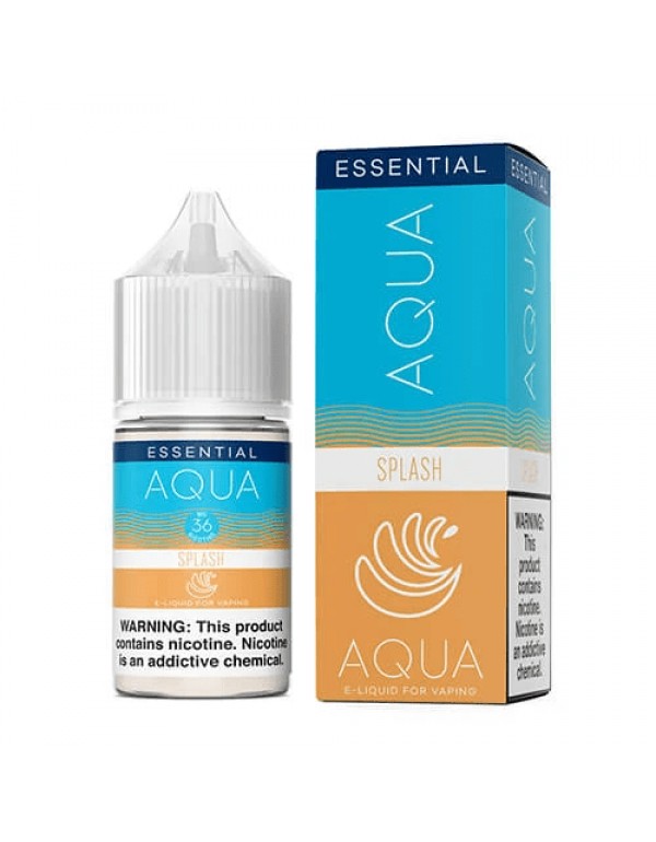 Splash 30ml TF Nic Salt Vape Juice - Aqua Essentia...