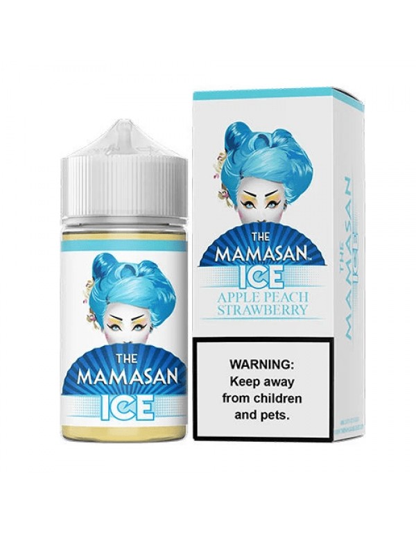 Apple Peach Strawberry Ice 60ml Vape Juice - Mamasan