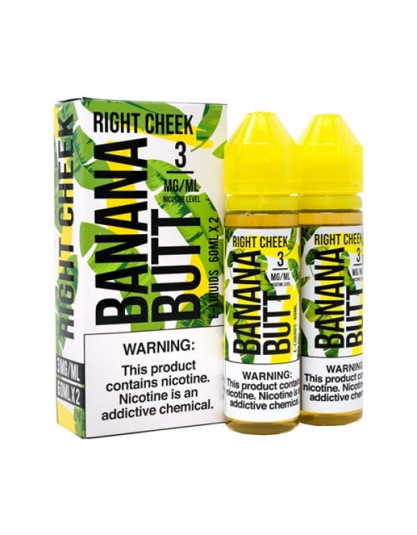 Banana Butt Right Cheek 2x 60ml Vape Juice