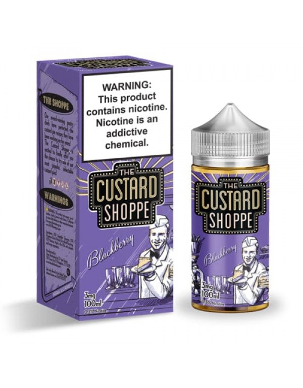 The Custard Shoppe Blackberry 100ml Vape Juice