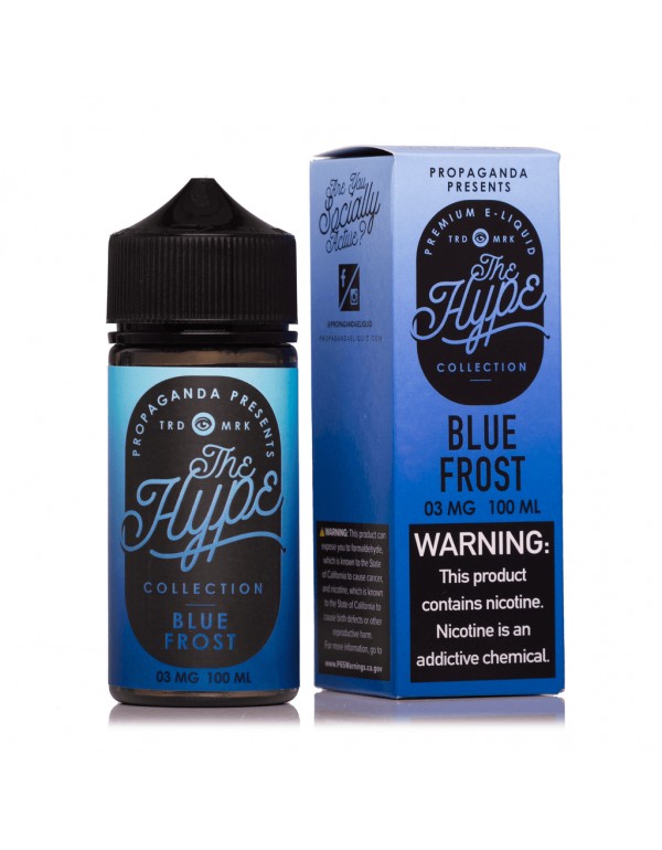 The Hype Blue Slushee (Blue Frost) 100ml Vape Juice (OLD ONE)