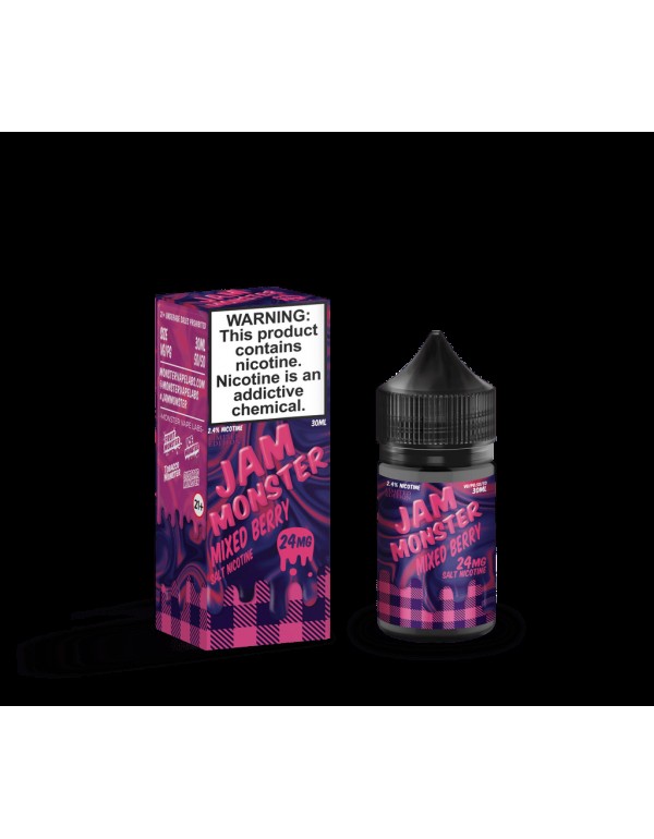 Jam Monster Salts Mixed Berry 30ml Nic Salt Vape Juice