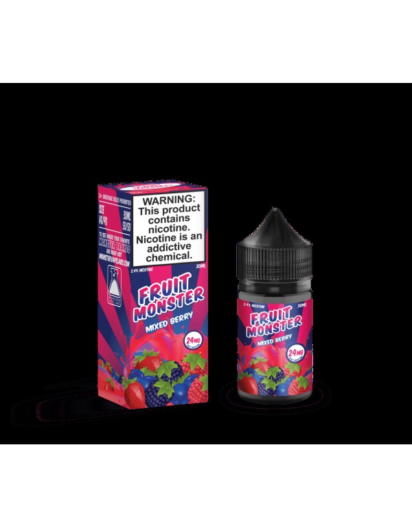 Fruit Monster Salts Mixed Berry 30ml Nic Salt Vape...