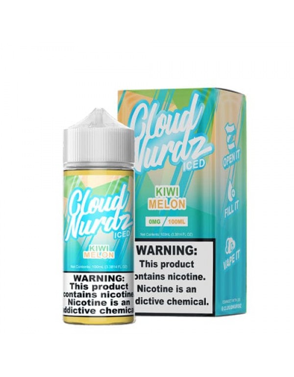 Cloud Nurdz Kiwi Melon ICED 100ml Vape Juice