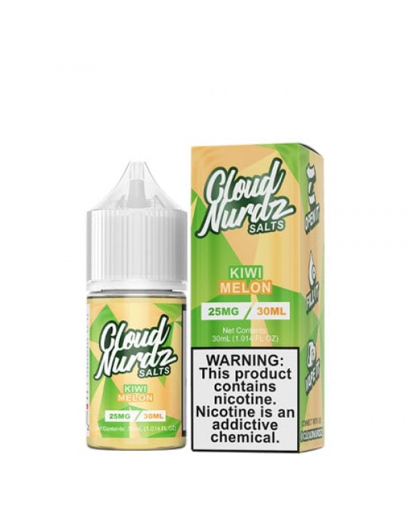 Cloud Nurdz Salts Kiwi Melon 30ml Nic Salt Vape Juice