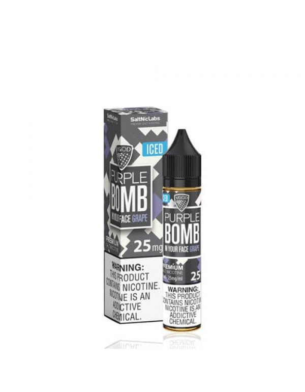 VGOD SaltNic Purple Bomb ICED 30ml Nic Salt Vape Juice