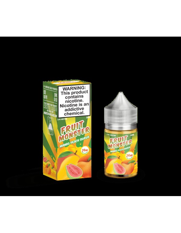 Fruit Monster Salts Mango Peach Guava 30ml Nic Salt Vape Juice