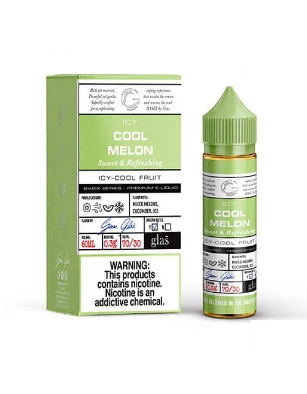 GLAS Basix Icy Cool Melon 60ml Vape Juice