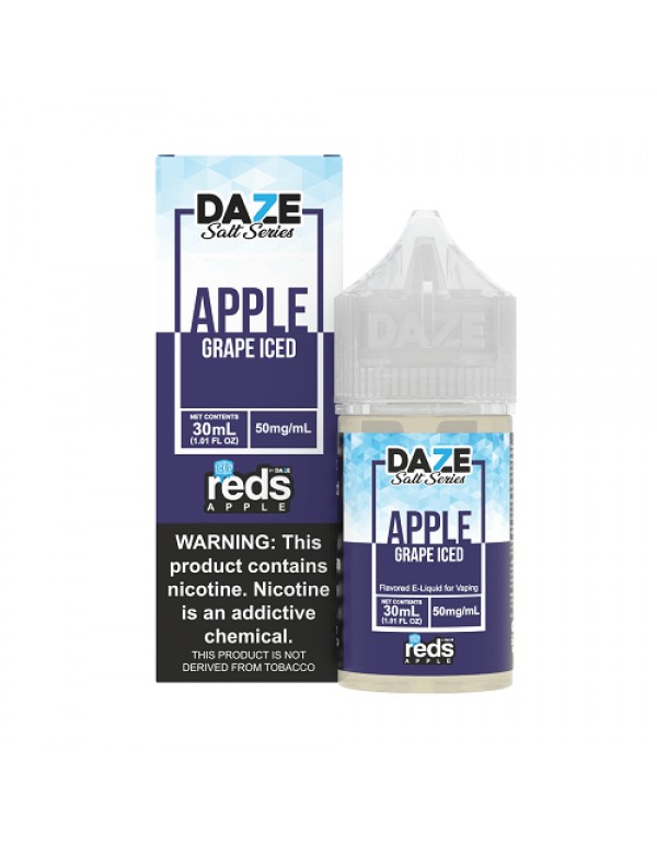 Grape ICED 30ml TF Nic Salt Vape Juice - Red's...