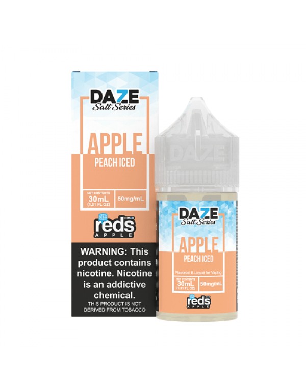 Peach ICED 30ml TF Nic Salt Vape Juice - Red's...