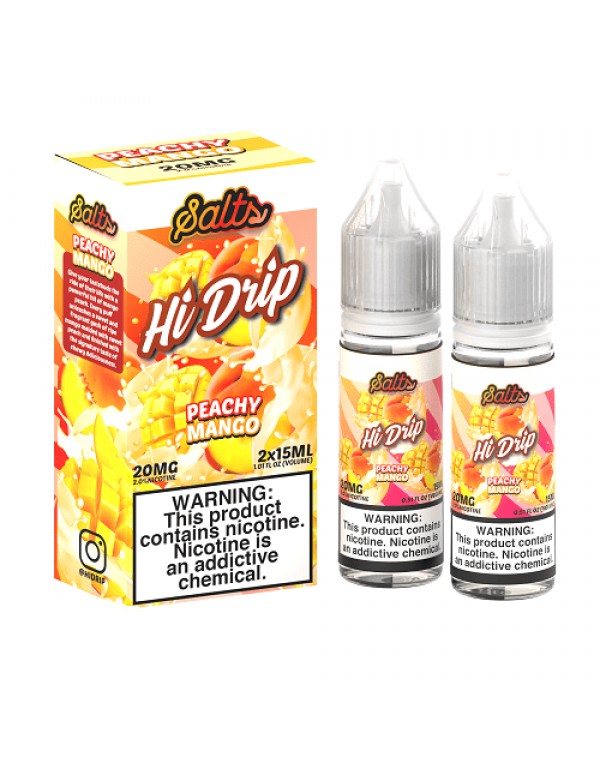 Peachy Mango 2x 15ml Nic Salt Vape Juice - Hi Drip