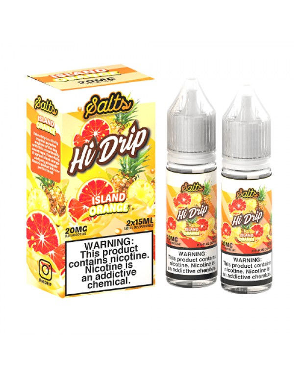 Island Orange 2x 15ml Nic Salt Vape Juice - Hi Dri...