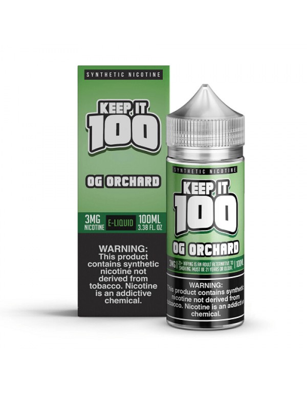 OG Orchard Synthetic Nicotine 100ml Vape Juice - K...