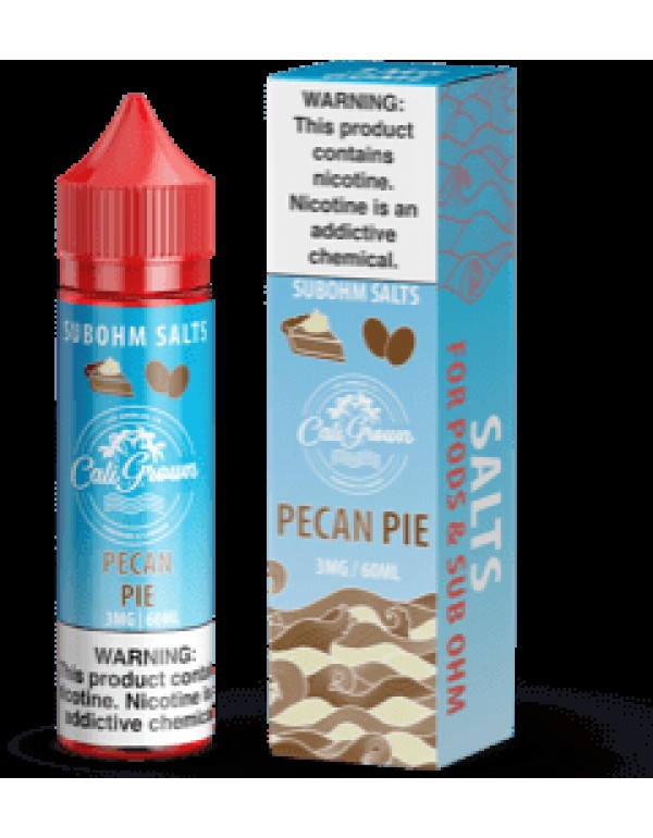 Pecan Pie 60ml Vape Juice - California Grown Sub-Ohm Salts