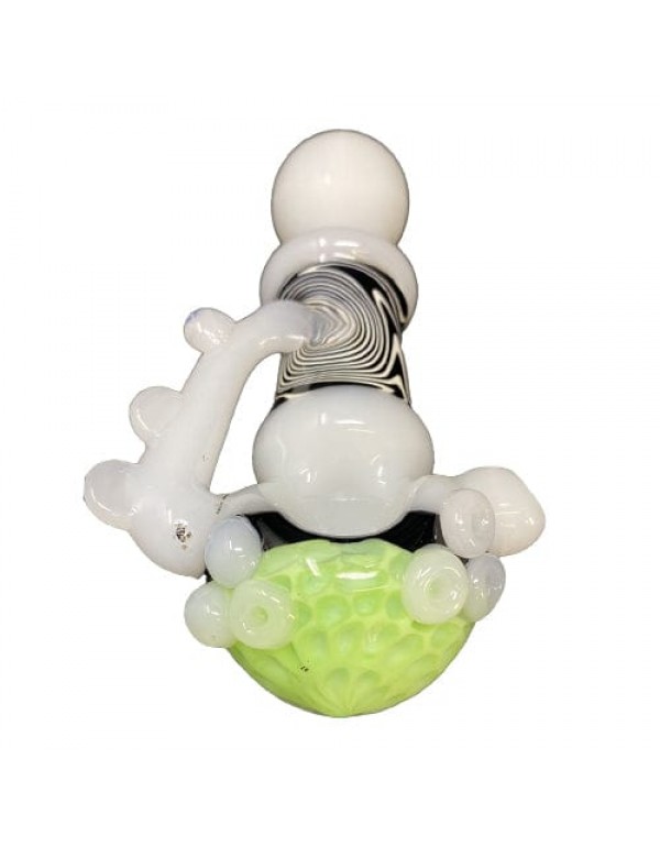 Heady Handmade Glass Scorpion Pipe w/ Wig Wag Acce...