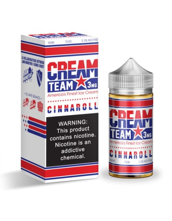 Cream Team Cinnaroll 100ml Vape Juice