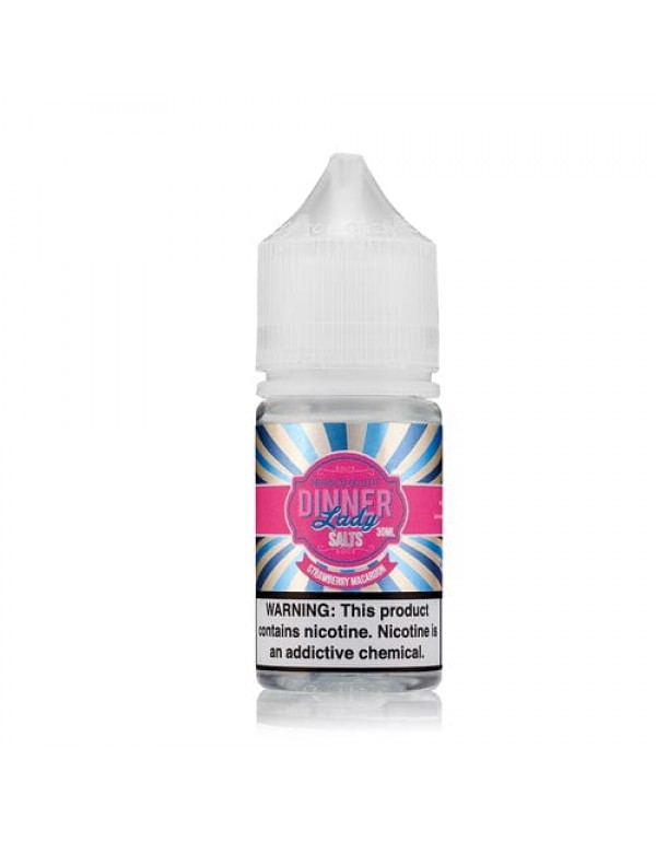 Dinner Lady Salts Strawberry Macaroon 30ml Nic Salt Vape Juice