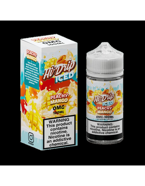 Hi-Drip Iced Peachy Mango 100ml Vape Juice