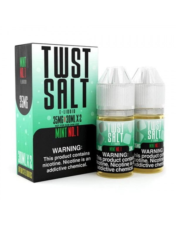 Mint No.1 2x 30ml (60ml) Nic Salt Vape Juice - Twist E-Liquids