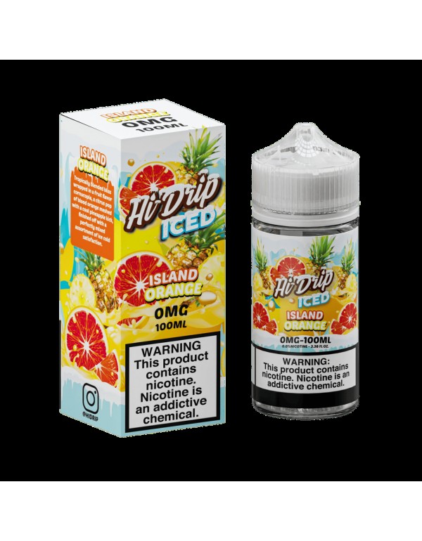 Hi-Drip Iced Island Orange 100ml Vape Juice