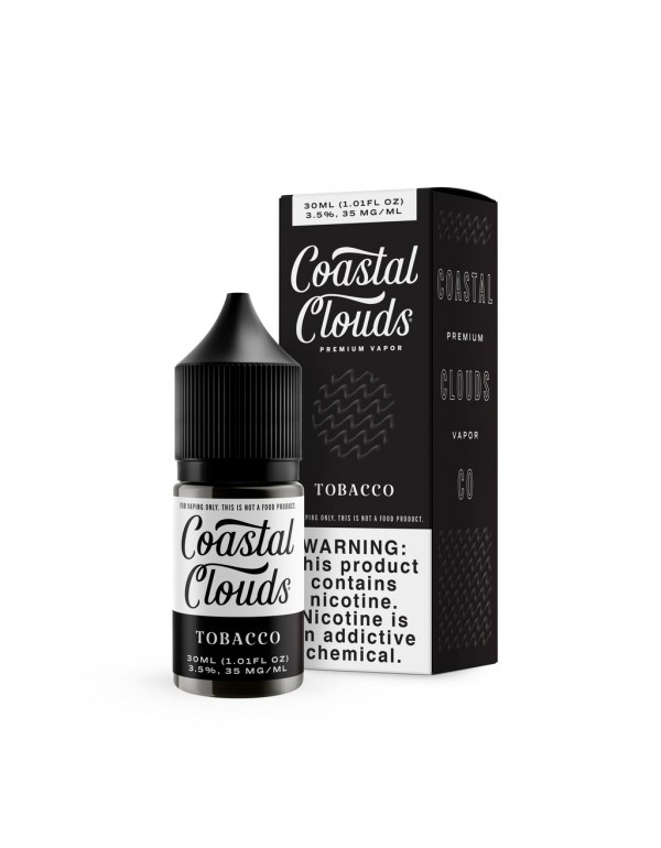 Coastal Clouds Saltwater Tobacco 30ml Nic Salt Vape Juice