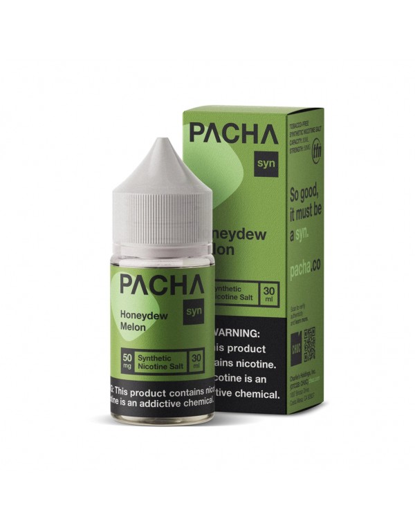 Pacha Syn Honeydew Melon 30ml Nic Salt Vape Juice