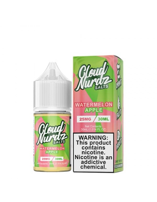 Cloud Nurdz Salts Watermelon Apple 30ml Nic Salt V...