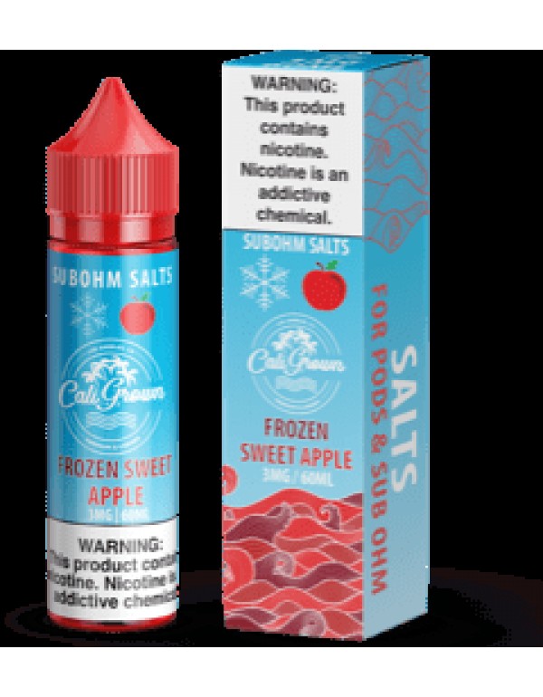 Frozen Sweet Apple 60ml Vape Juice - California Grown Sub-Ohm Salts