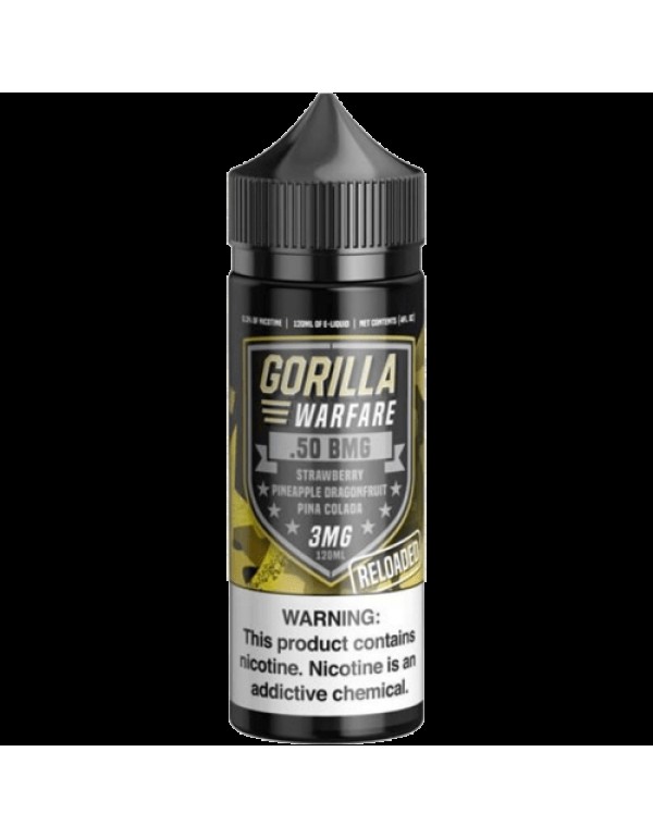 .50 BMG Reloaded 120ml Vape Juice - Gorilla Warfare