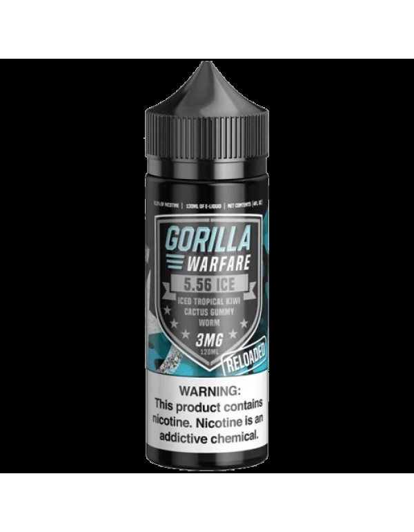 5.56 Iced Reloaded 120ml Vape Juice - Gorilla Warfare