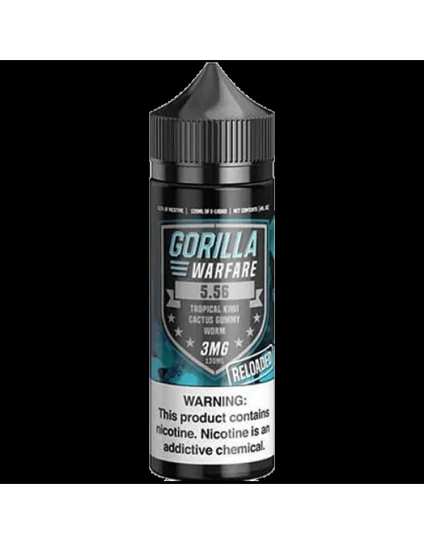 5.56 Reloaded 120ml Vape Juice - Gorilla Warfare