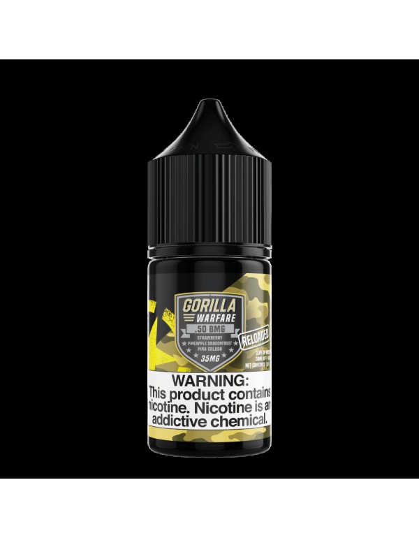 .50 BMG Reloaded 30ml Nic Salt Vape Juice - Gorilla Warfare