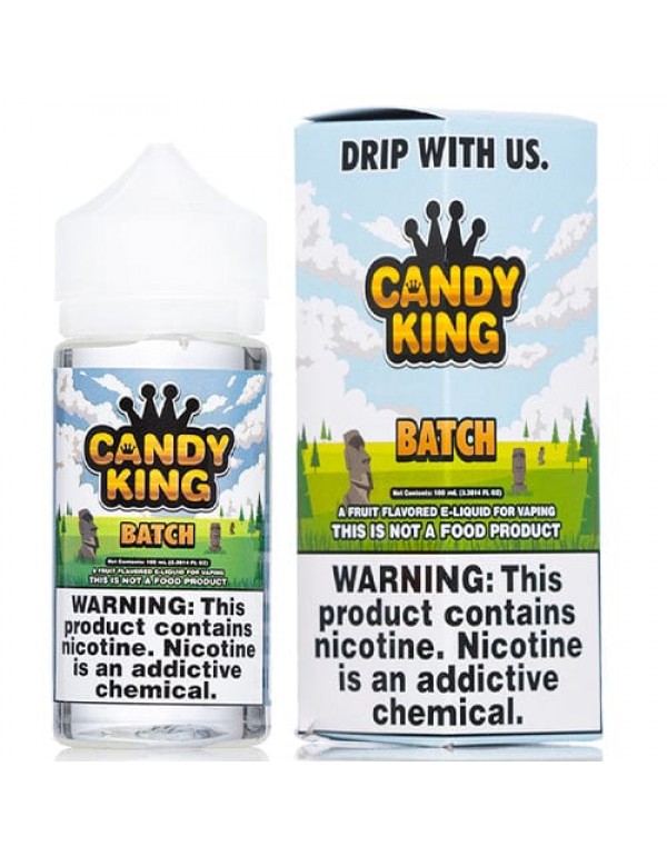 Candy King Batch Synthetic Nicotine 100ml Vape Jui...
