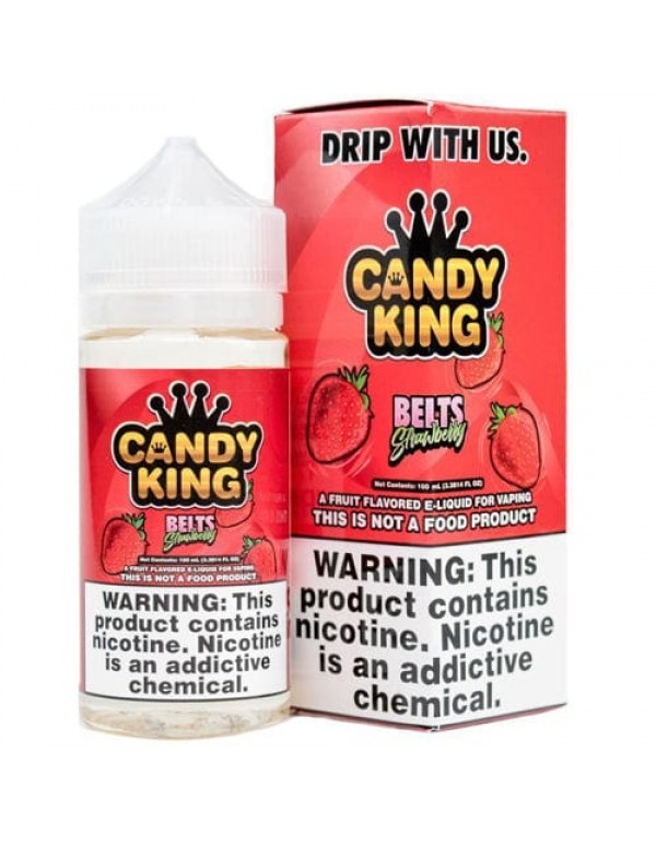 Candy King Belts Synthetic Nicotine 100ml Vape Jui...