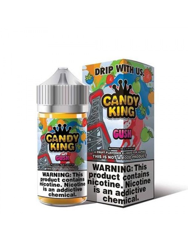 Candy King Gush Synthetic Nicotine 100ml Vape Juic...