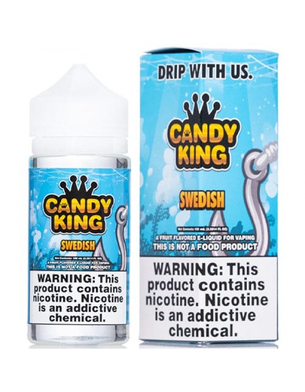 Candy King Swedish Synthetic Nicotine 100ml Vape J...