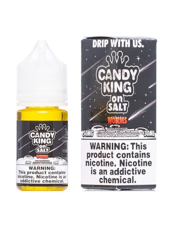 Candy King Worms Synthetic Nicotine 30ml Nic Salt ...