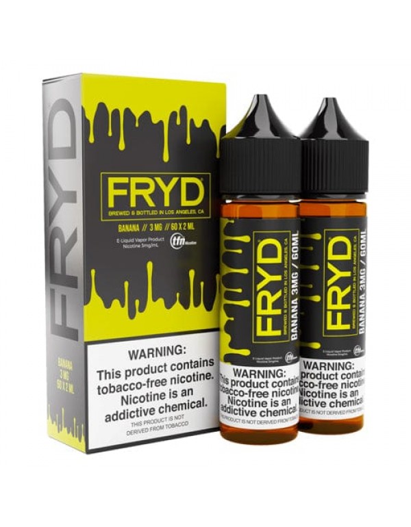 FRYD Twin Pack Banana 2x 60ml TF Vape Juice