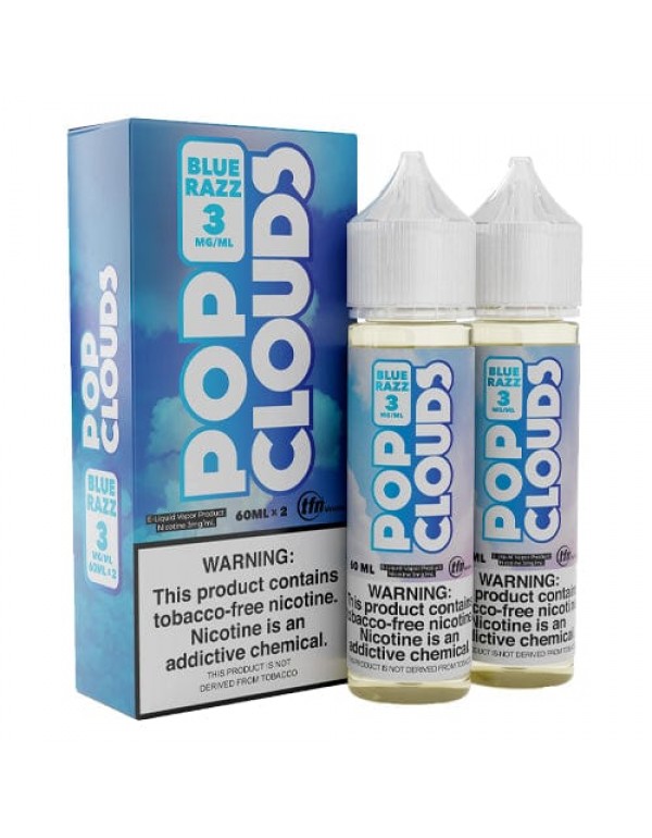Pop Clouds Blue Razz 2x60ml TF Vape Juice