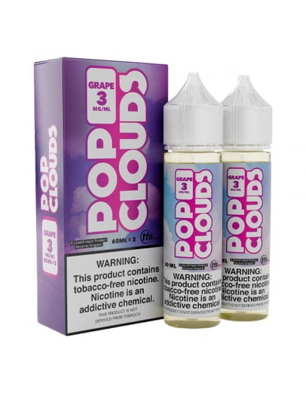 Pop Clouds Grape 2x60ml TF Vape Juice