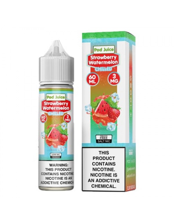 Pod Juice Strawberry Watermelon Chilled 60ml Vape ...