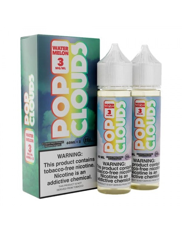 Pop Clouds Watermelon 2x60ml TF Vape Juice