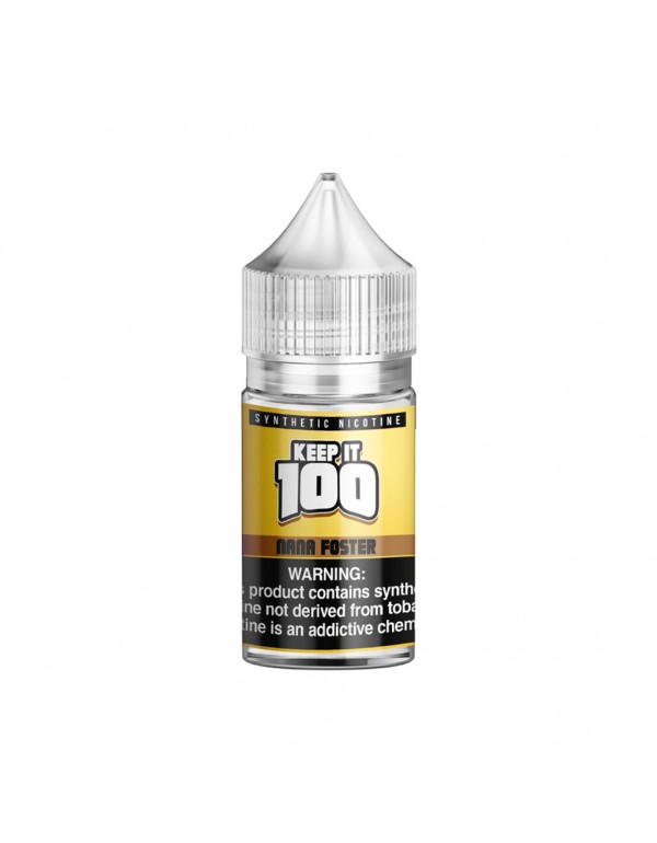 Nana Foster 30ml Nic Salt Vape Juice - Keep It 100